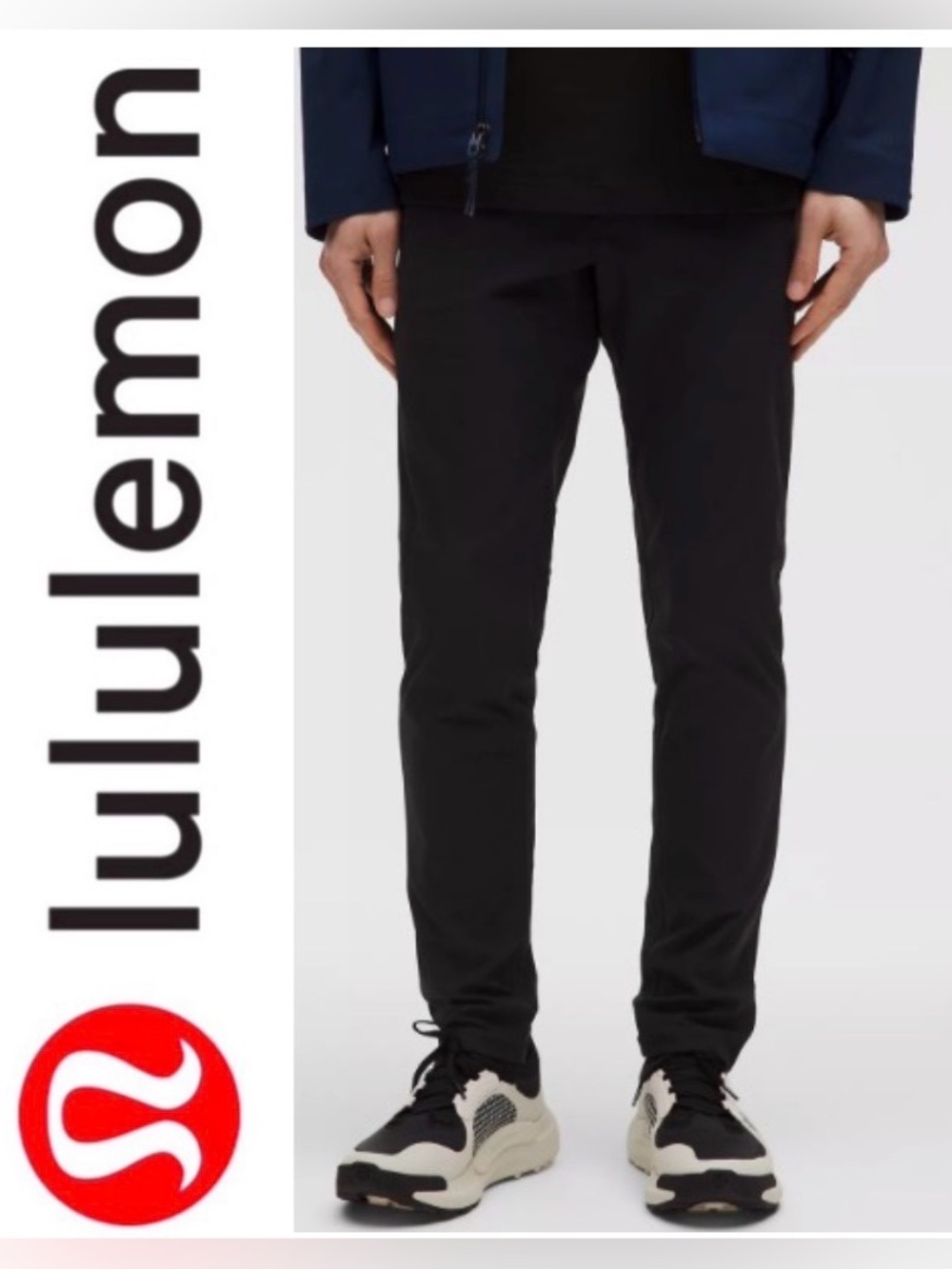 Lululemon ABC Slim-Fit 5 Pocket Pant Warpstreme Black Size 31 Newer Version